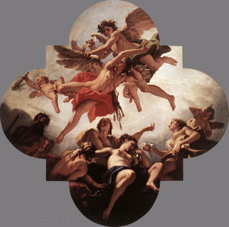 RICCI, Sebastiano The Punishment of Cupid France oil painting art